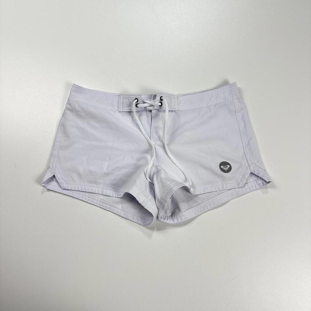 Roxy white swim shorts